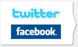 Marketing online, logo facebook y twitter