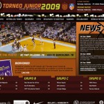 Imagen de la pagina de contenidos de la web de Torneo Junior de 2009